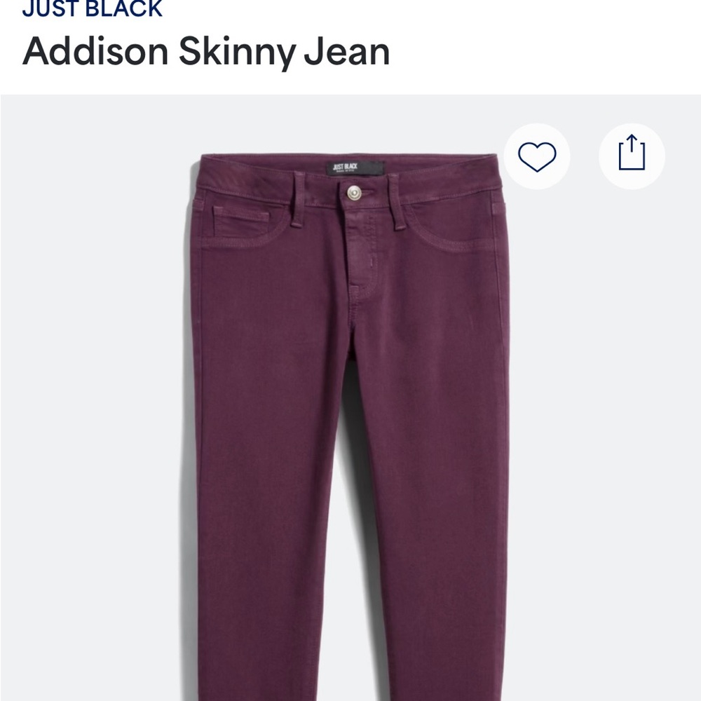 Just Black Addison Skinny Jeans